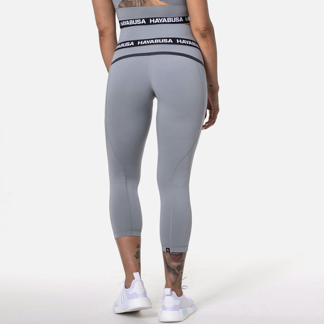 Leggings Hayabusa High Rise 3/4 Mujer - Gris