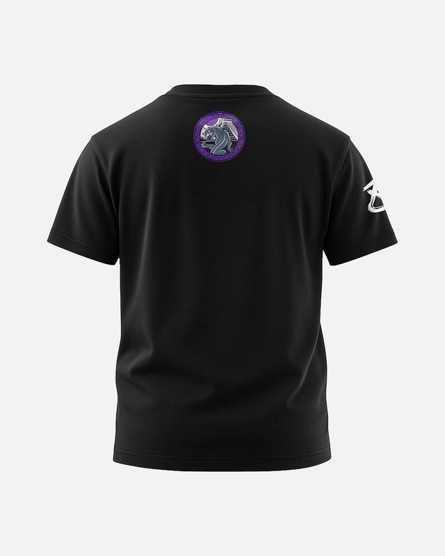 8 WEAPONS T-Shirt Beastial Panther – Schwarz/Lila