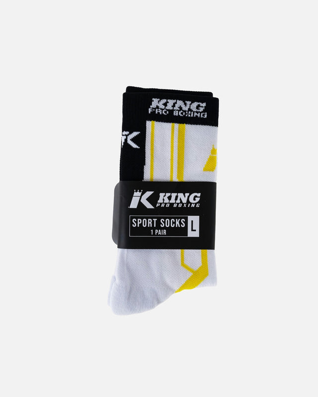 King Pro Boxing Socken Apex Pro – Weiß