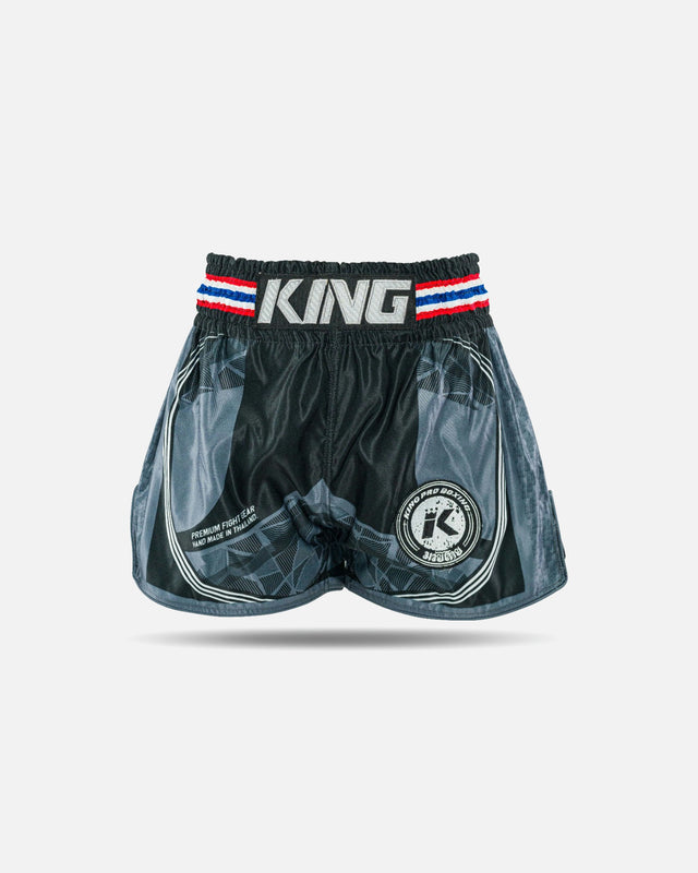 King Pro Boxing Pantaloncini Muay Thai Flag – Nero