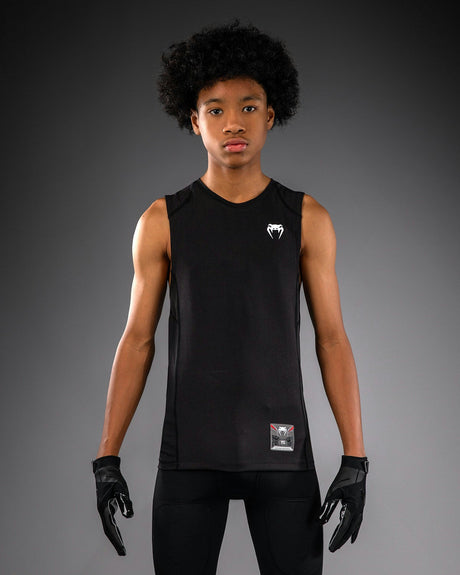 Camiseta de tirantes de compresión Venum Elite Niños – Negro