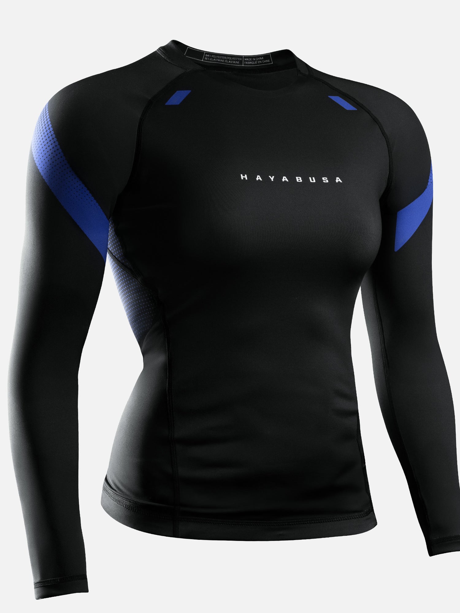 Hayabusa Rashguard Pro Ranked Lange Mouwen Dames - Blauw
