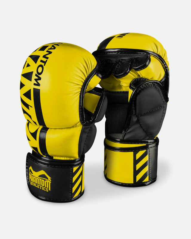 Rękawice MMA Phantom Athletics APEX – Neon Żółte