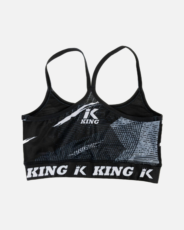 King Pro Boxing Sport Bh Shadow til kvinder - Sort