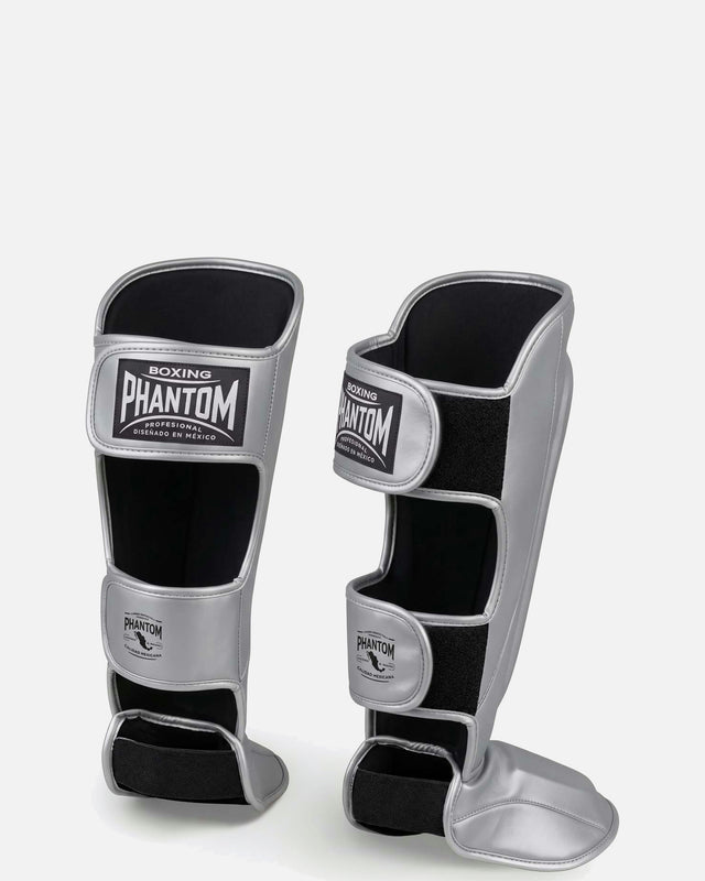 Phantom Athletics Schienbeinschoner Mexico – Silber/Schwarz