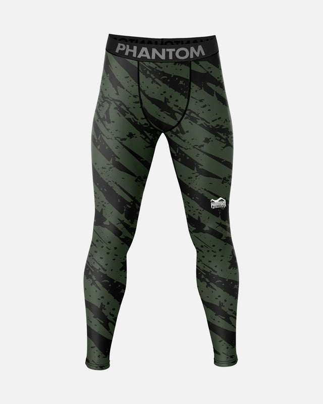 Phantom Athletics Compression Shorts & Spats Camo Tiger – Army Green