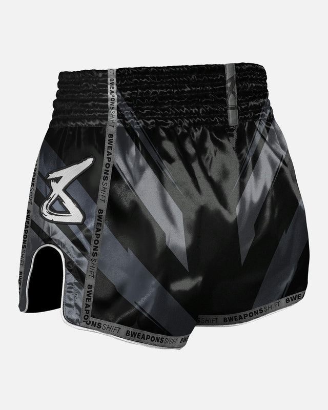 8 WEAPONS Muay Thai shorts Shift – Sort Mat