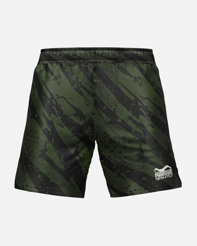 Phantom Athletics MMA Shorts EVO Tiger Camo - Legergroen