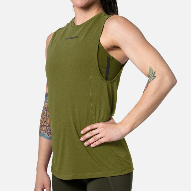 Hayabusa Tank Top Dam - Olivgrön