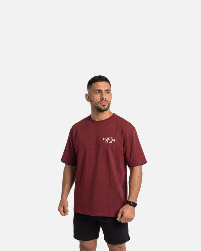 T-shirt Phantom Athletics FIGHTING CLUB Oversize Heavy – Bordeaux
