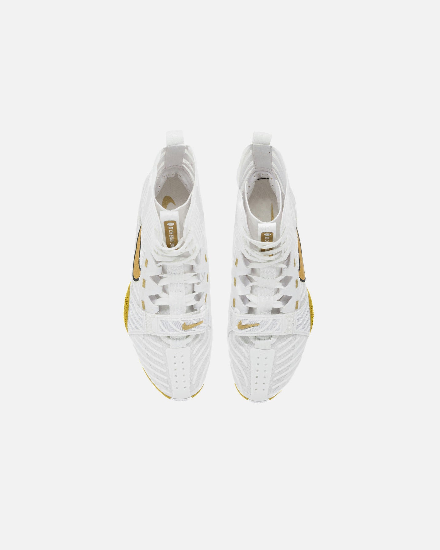 Botas de boxeo Nike HyperKO 3 – Blanco/Oro