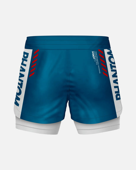 Phantom Athletics Compression Shorts Fusion 2in1 Apex – Blue