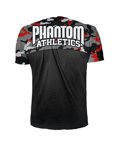 Phantom Athletics Trainingsshirt EVO Camo – Rot