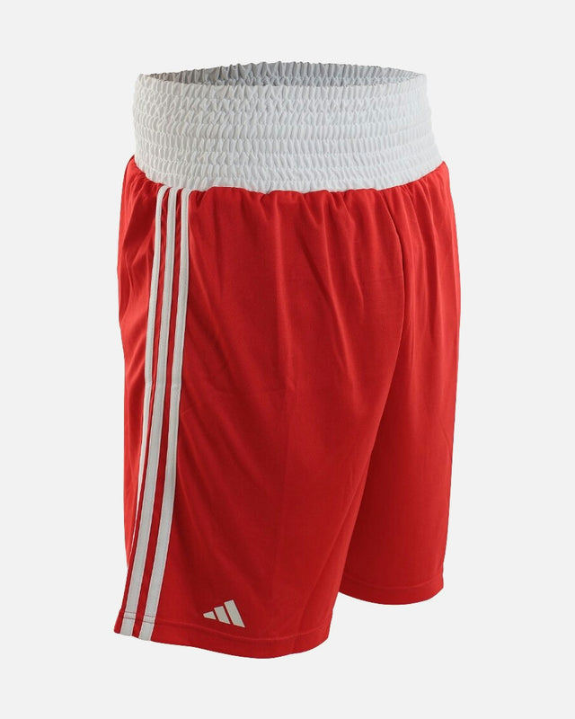 Pantaloncini da boxe Adidas Punch Line – Rosso/Bianco