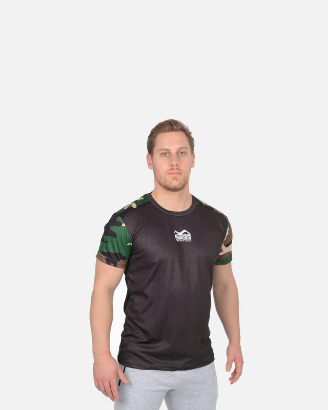 Phantom Athletics Trainingsshirt EVO Camo – Woodland