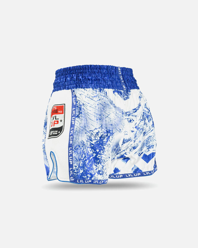 Calções de Muay Thai LVL UP Stadium – Azul