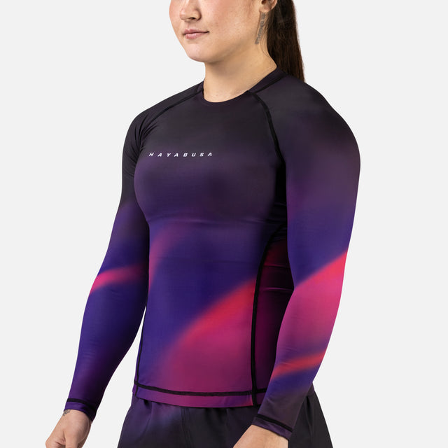 Rashguard Hayabusa Apex Nova Maniche Lunghe Donna – Viola