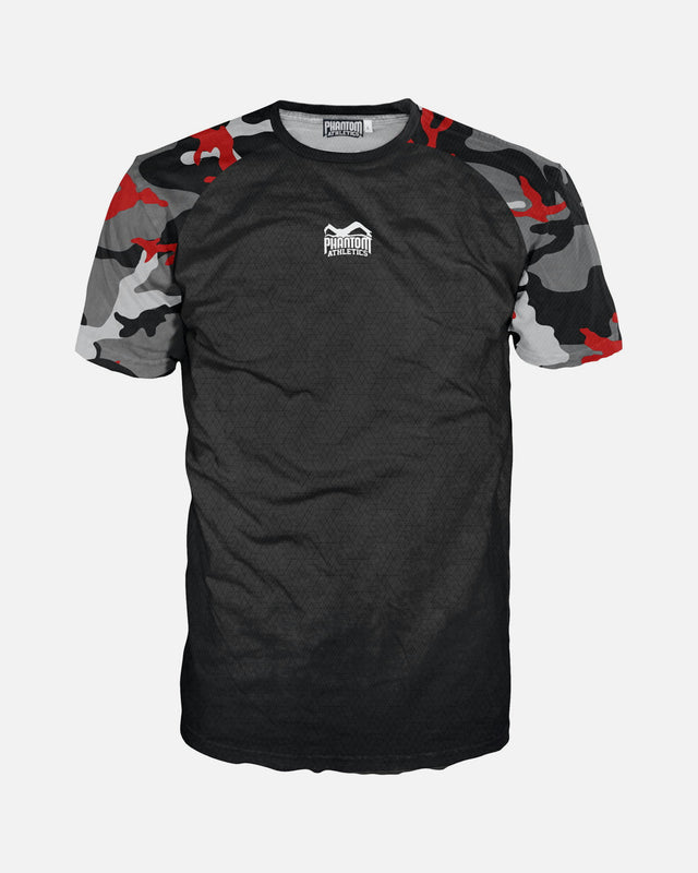Phantom Athletics Trainingsshirt EVO Camo - Rood