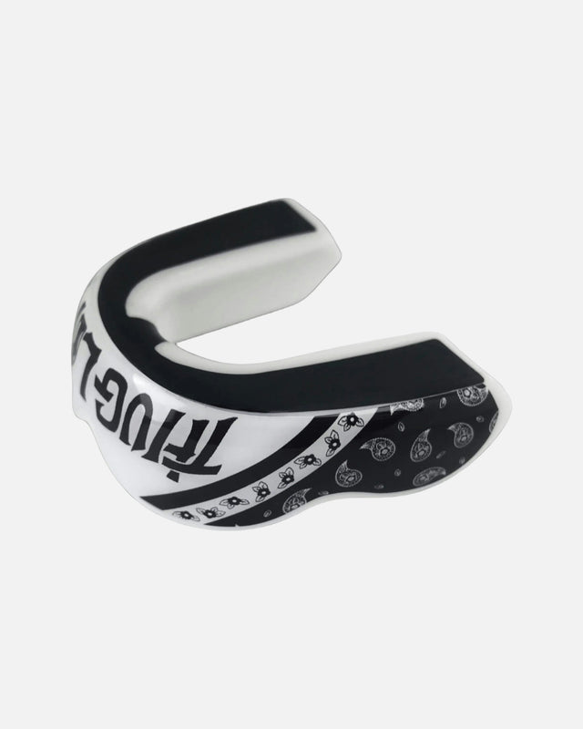 Protector bucal Damage Control Extreme Impact Series Thug Life – Negro/Blanco