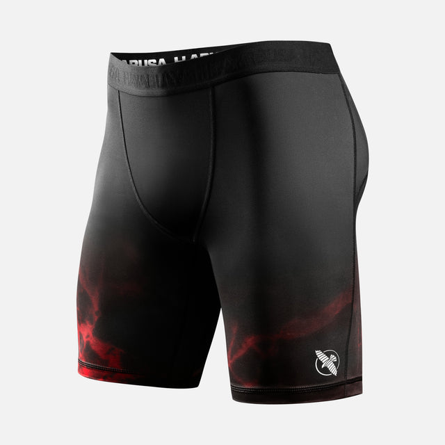 Pantaloncini a compressione Hayabusa x UFC BJJ – Nero/Rosso