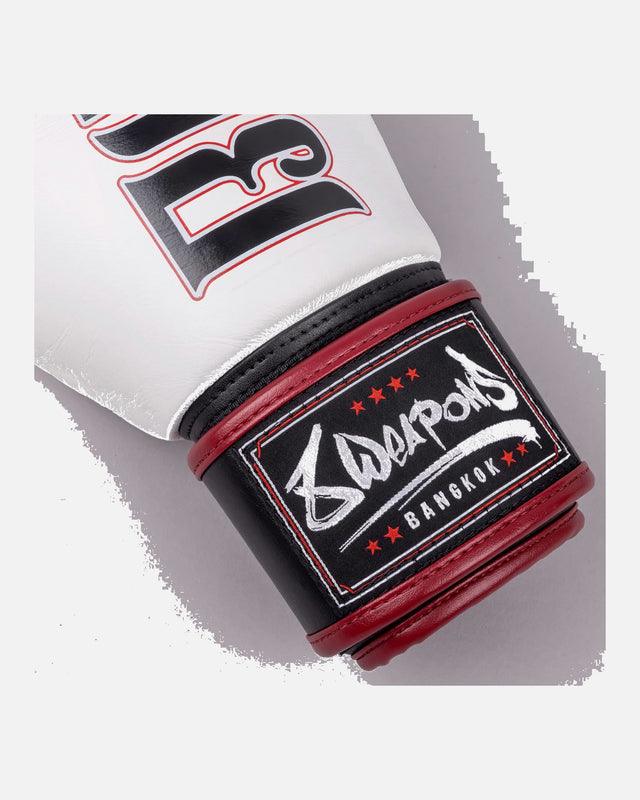Guantoni da boxe 8 WEAPONS Bangkok – Bianco/Nero