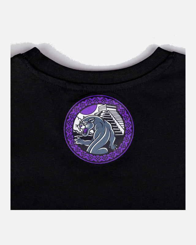 8 WEAPONS T-Shirt Beastial Panther – Schwarz/Lila