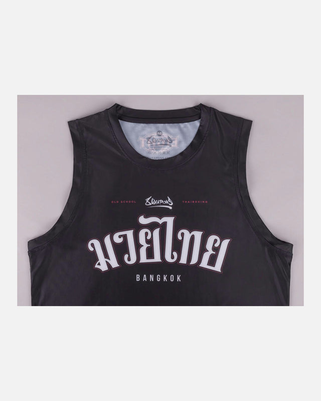 8 WEAPONS Tank Top Bangkok – Svart/Vit