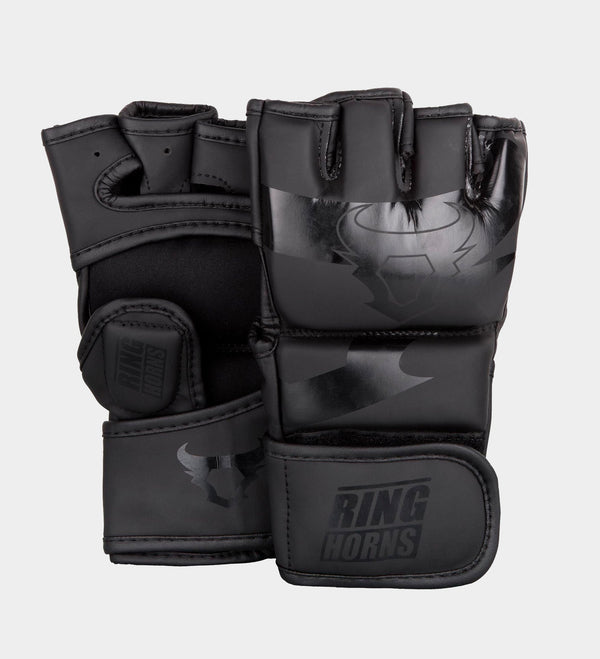 Ringhorns MMA-handskar Charger – Svart/Svart