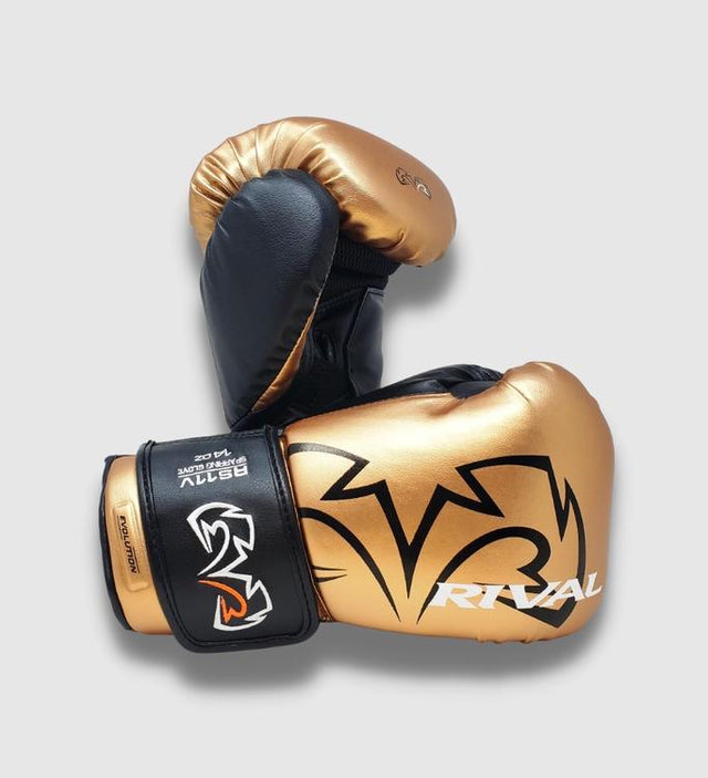 Gants de boxe Rival RS11V Evolution – Or/Noir