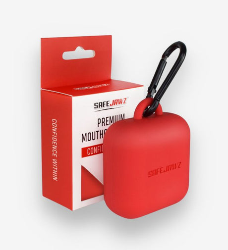 Safejawz Scatola di conservazione Premium per paradenti - Paradenti