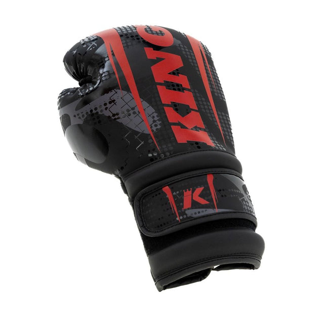 Mănuși de box King Pro Boxing Shogun – Negru/Roșu