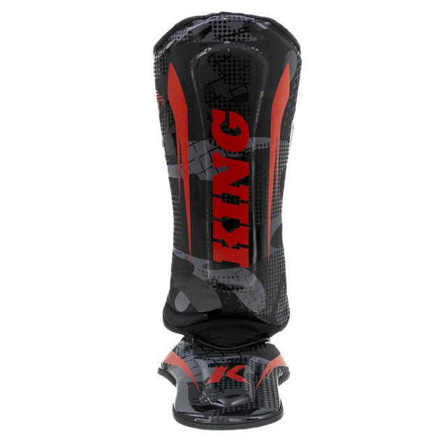 King Pro Boxing Benskydd Shogun – Svart/Röd