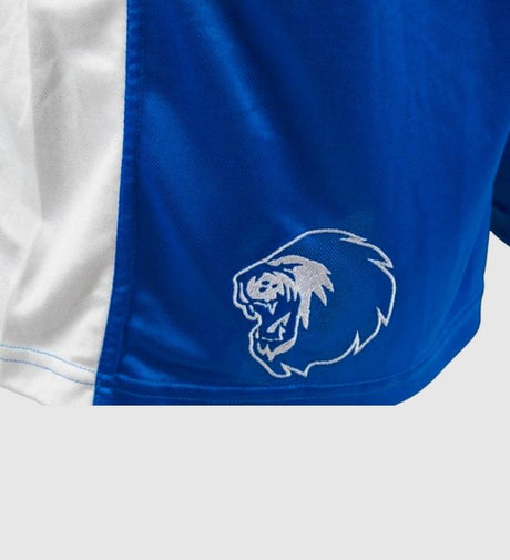 Pantaloncini da boxe Super Pro Club – Blu/Bianco