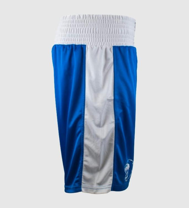 Pantaloni scurți de box Super Pro Club – Albastru/Alb