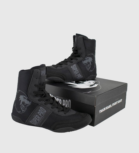 Scarpe da boxe Super Pro – Nero – Scarpe da boxe
