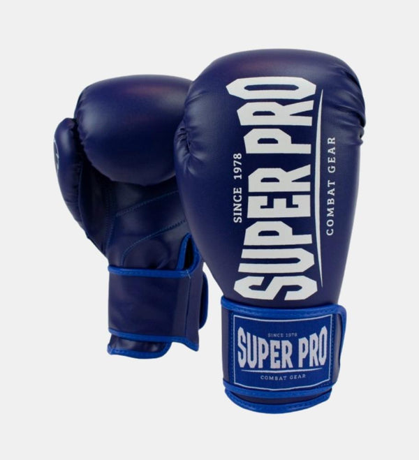 Luvas de boxe Super Pro Champ – Azul/Branco