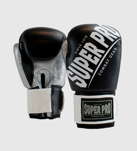 Guantoni da boxe Super Pro Rebel – Nero/Bianco – Guantoni da boxe