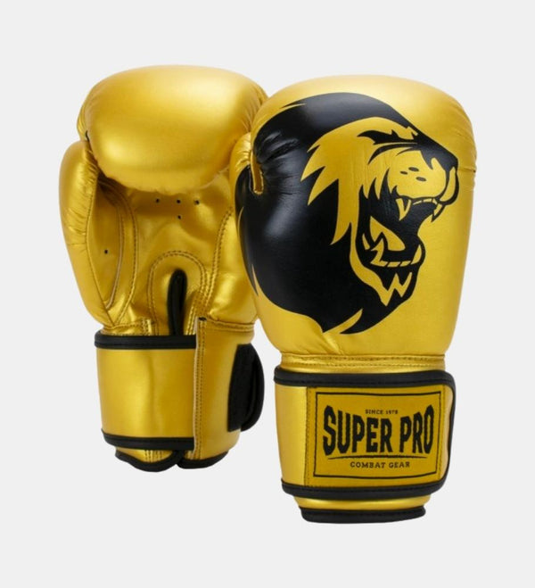 Guantoni da boxe Super Pro Talent Bambini – Oro/Nero