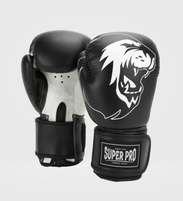 Guantoni da boxe Super Pro Talent Bambini – Nero/Bianco