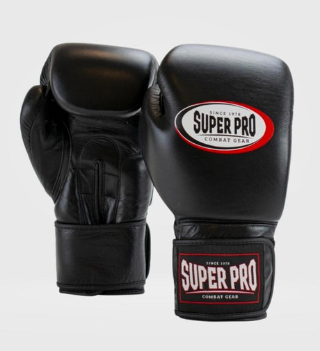 Guantoni da boxe Super Pro Thai Pro – Nero