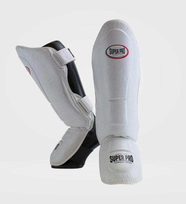 Chrániče holení Super Pro Thai Pro Leather – Bílé