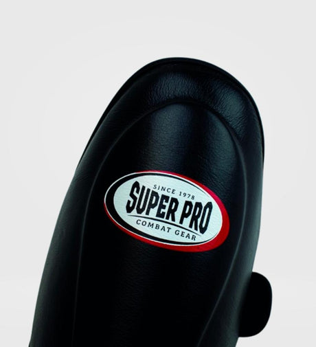 Paratibie da kickboxing Super Pro Thai Pro Pelle – Nero – Paratibie