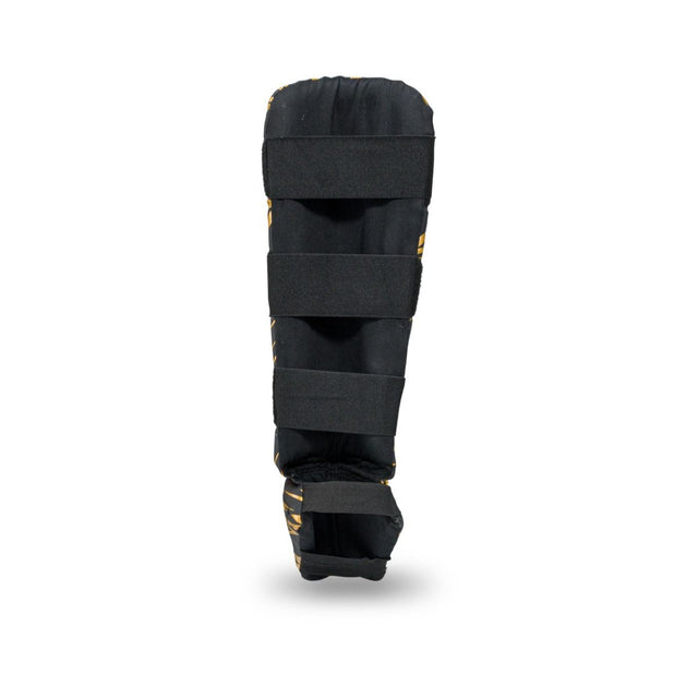 Tibiere Booster Combat Copii – Negru/Galben