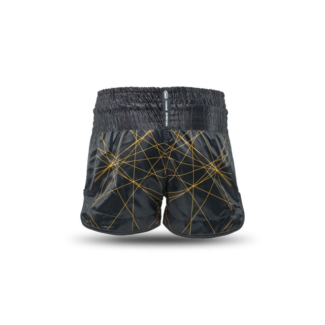 Shorts de Muay Thai Twins TBT2 – Noir/Jaune