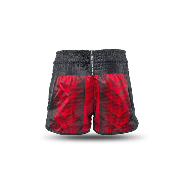 Pantaloncini Muay Thai Twins TBT3 – Rosso/Nero