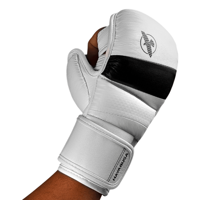 Luvas de sparring MMA Hayabusa T3 Hybrid – Branco/Preto