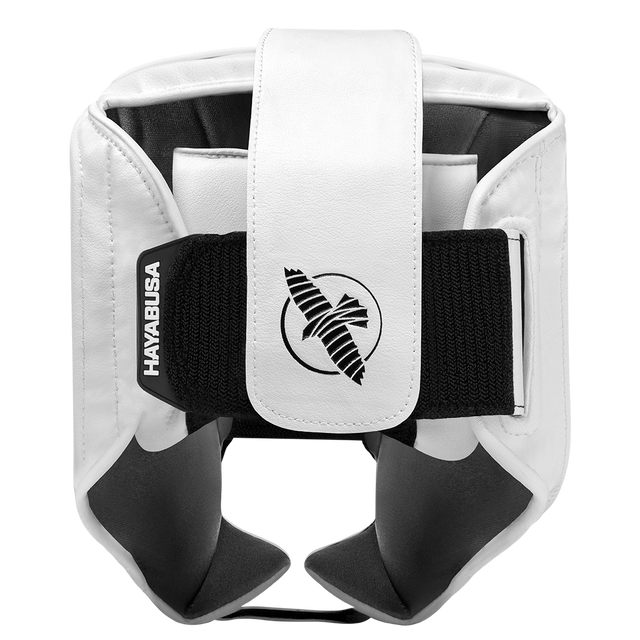 Hayabusa T3 Head Protector with Cheek Protection - White/Black
