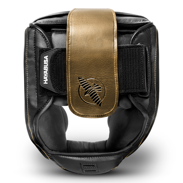 Casco de boxeo Hayabusa T3 – Negro/Oro