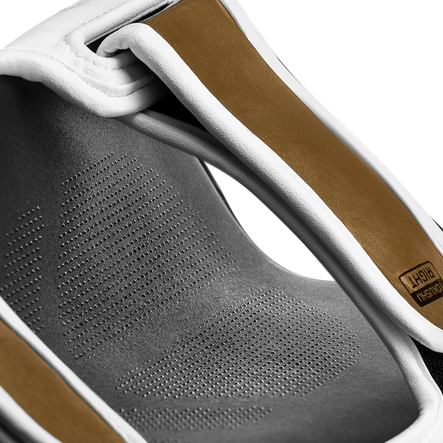 Hayabusa Benskydd T3 – Vit/Guld