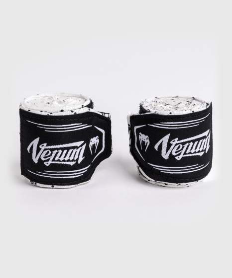 Bende da boxe Venum Monogram – Bianco/Nero